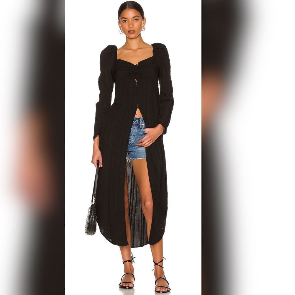 Free People - Luna Maxi Top in Black